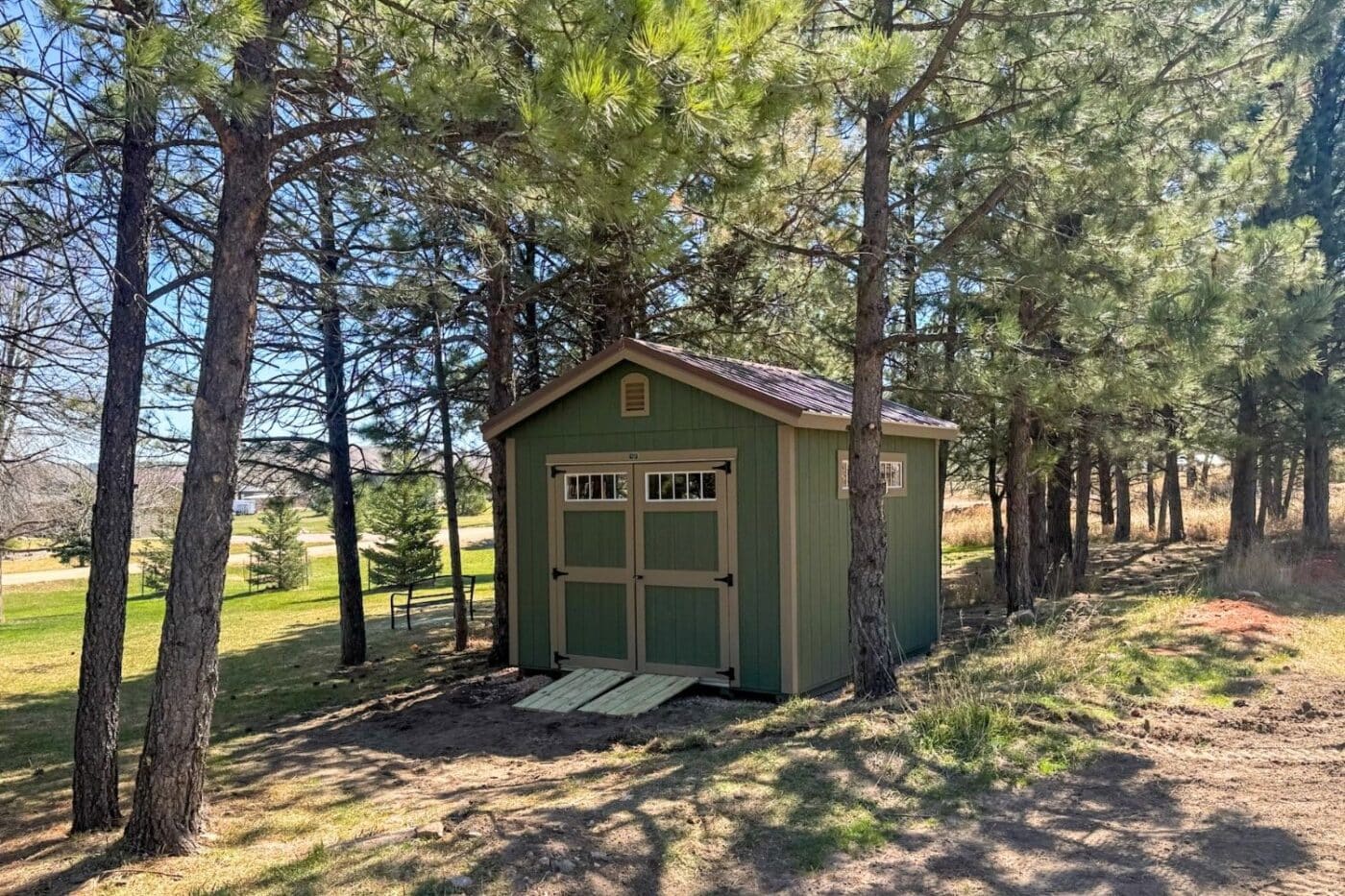 10x12 ranch shed in piedmont