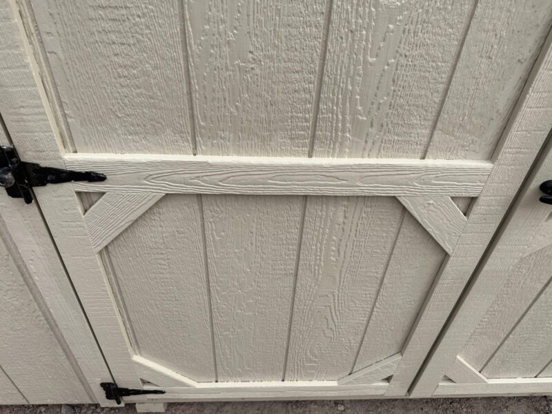 12x16 High Barn shed door