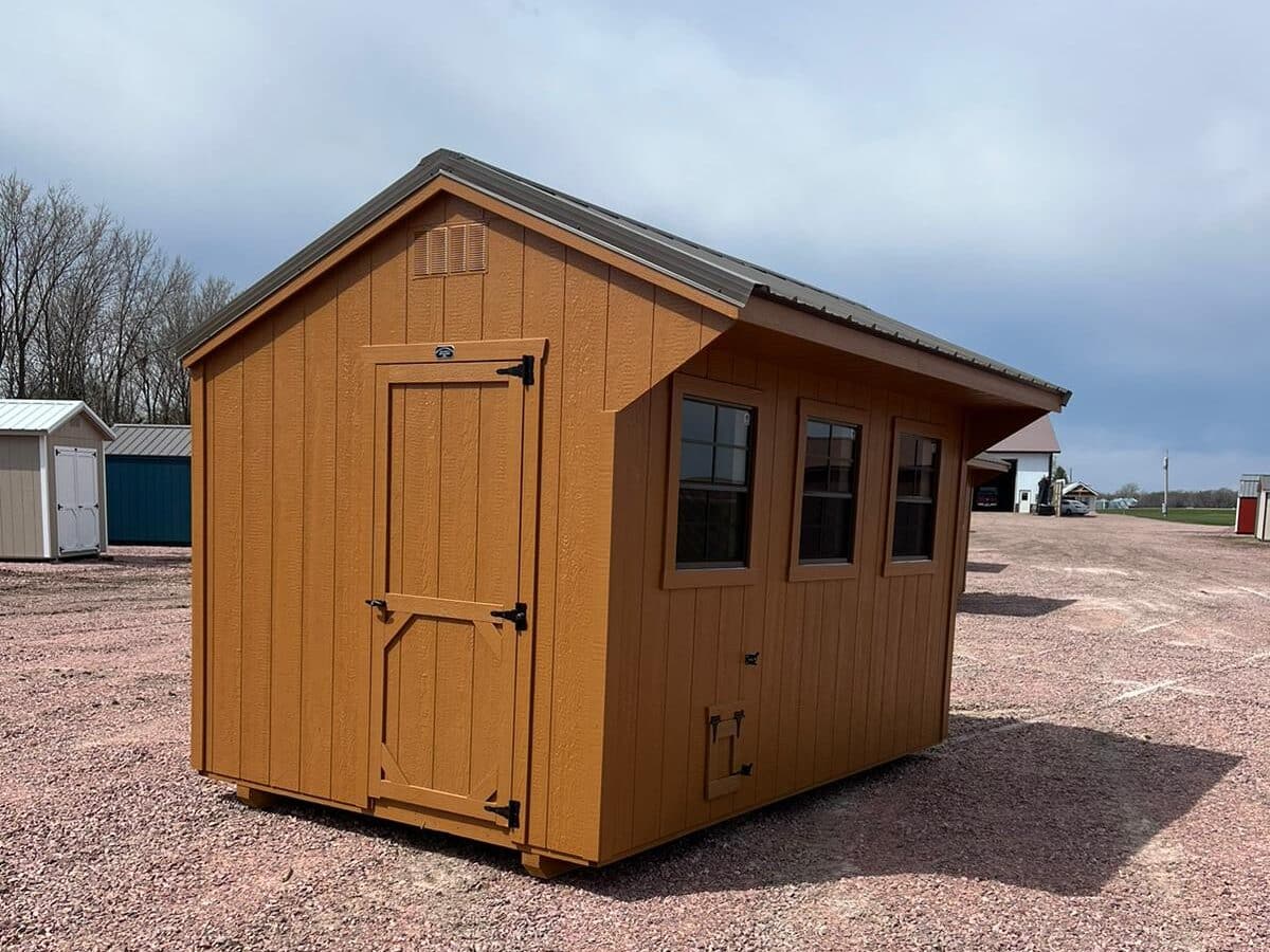 12x16 Chicken Coop Exterior