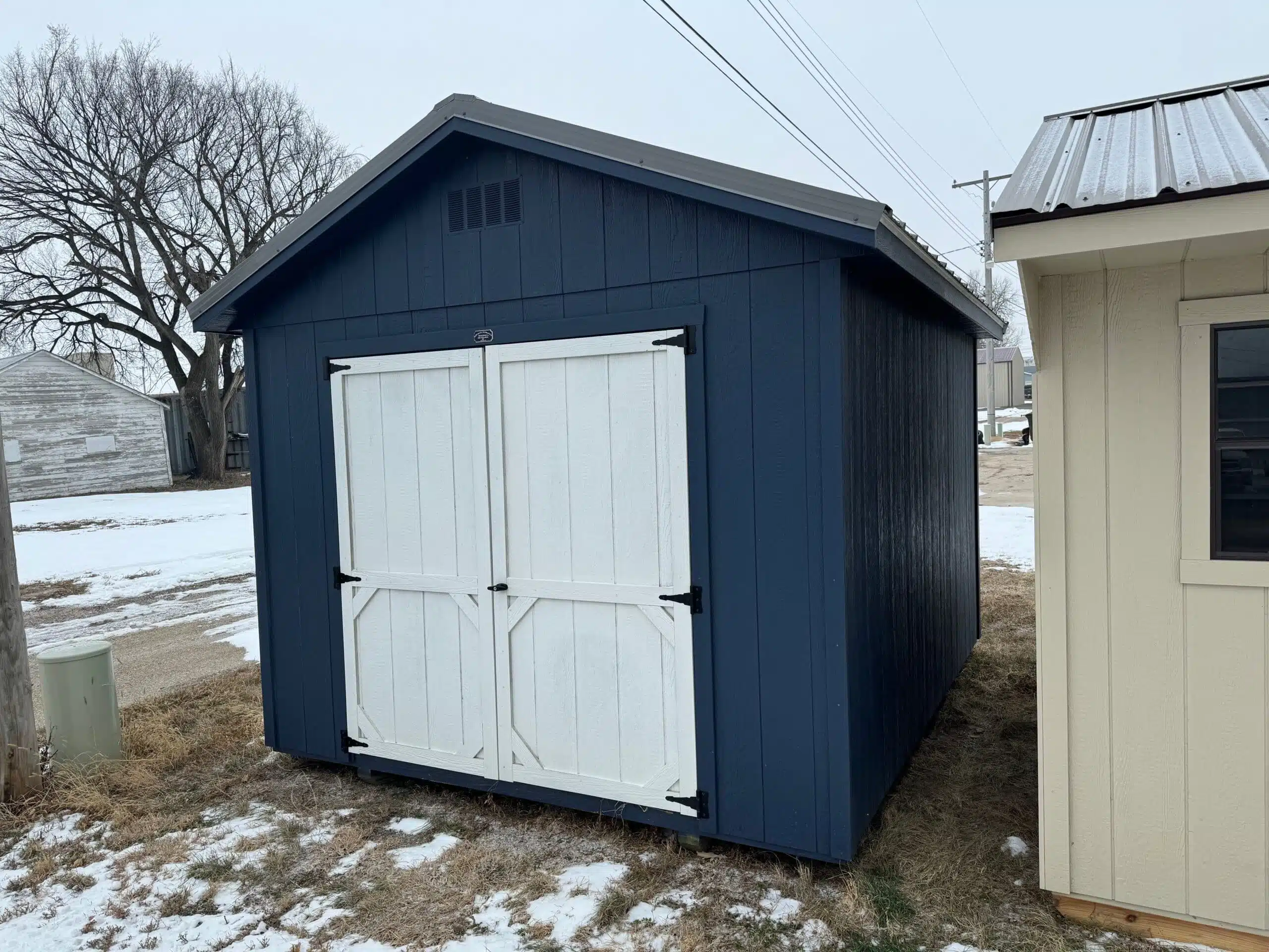 Navy Ranch shed in shed lot