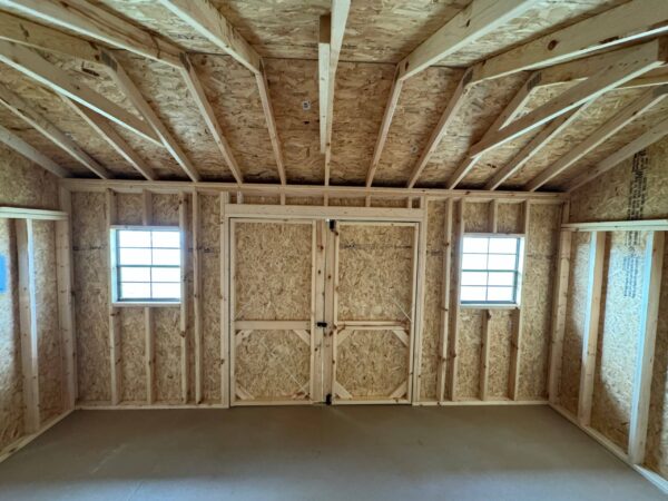 Quaker shed interior