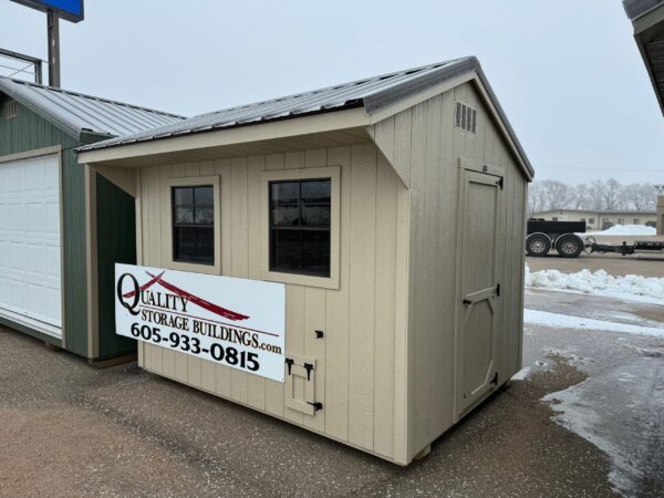Beige Chicken Coop in shed lot
