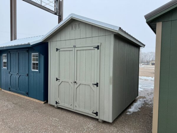 Gray Ranch shed in shed lot