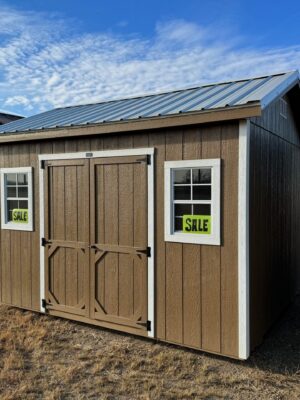 Brown Ranch shed in shed lot