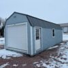 Blue High Barn Garage in shed lot