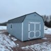 Blue High Barn Garage in shed lot