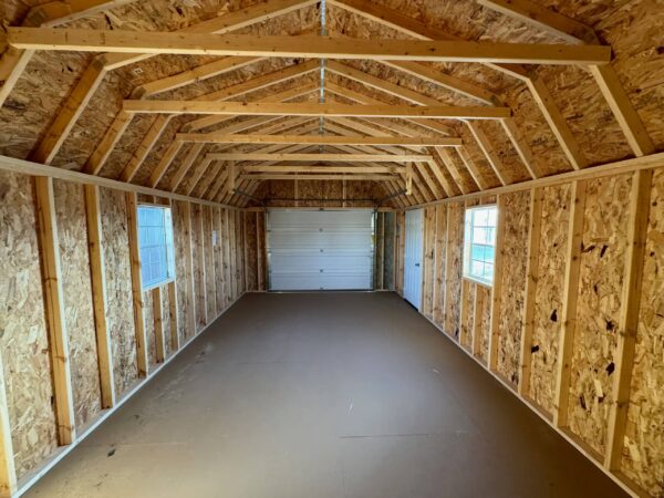 High Barn Garage interior