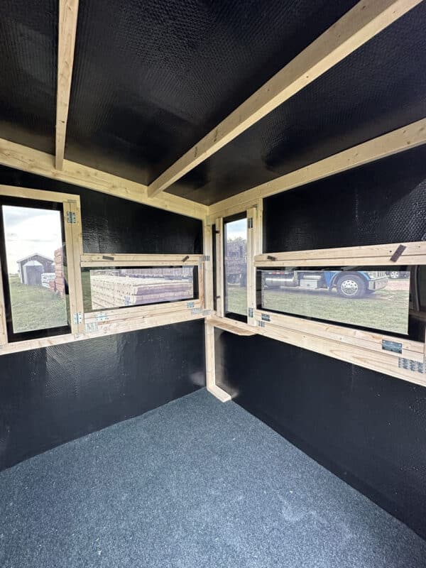 6x6 Bow and Gun Blinds Interior