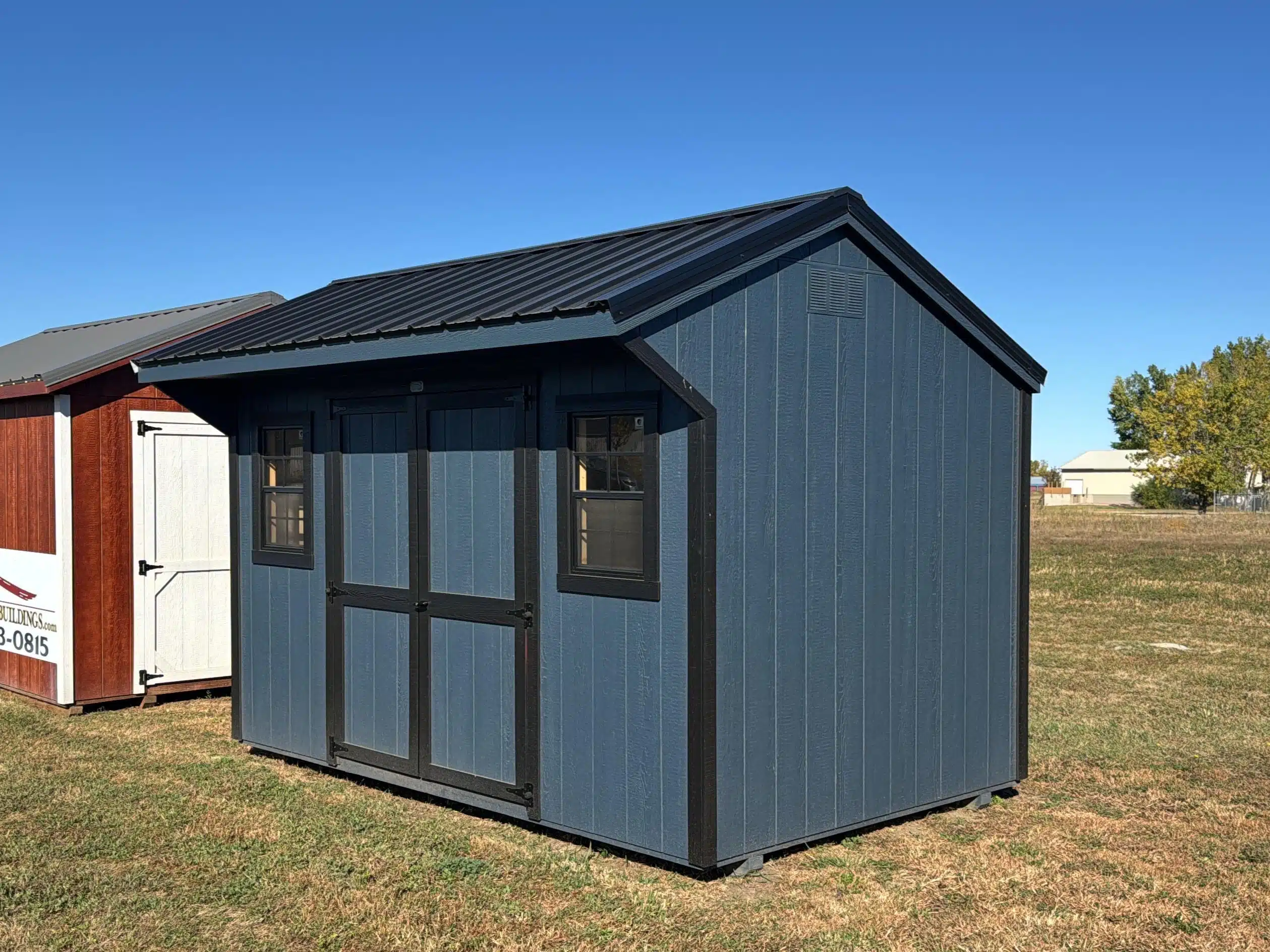 8x12 Quaker Shed. #7424