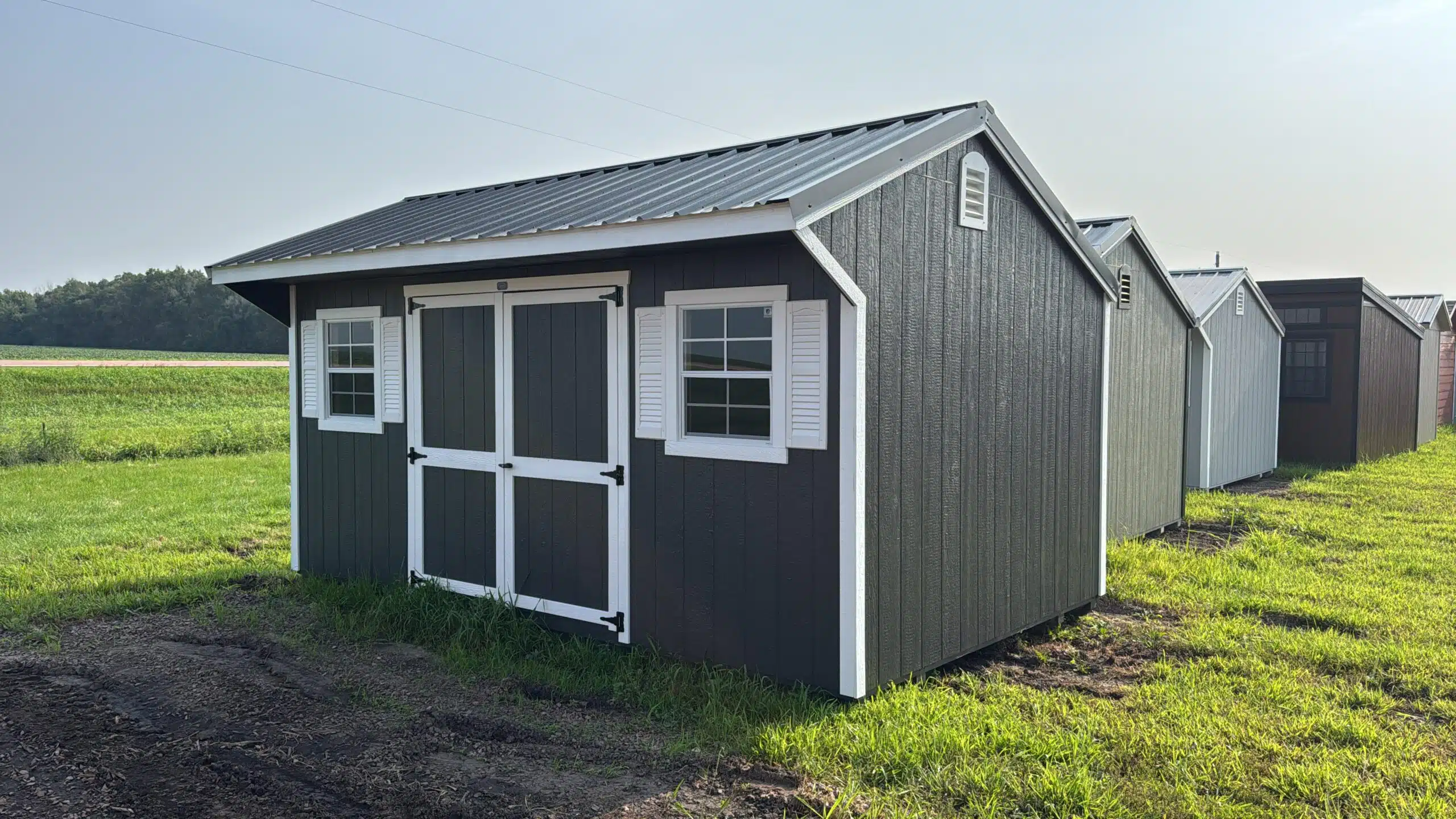 10x16 Quaker Shed. #7589