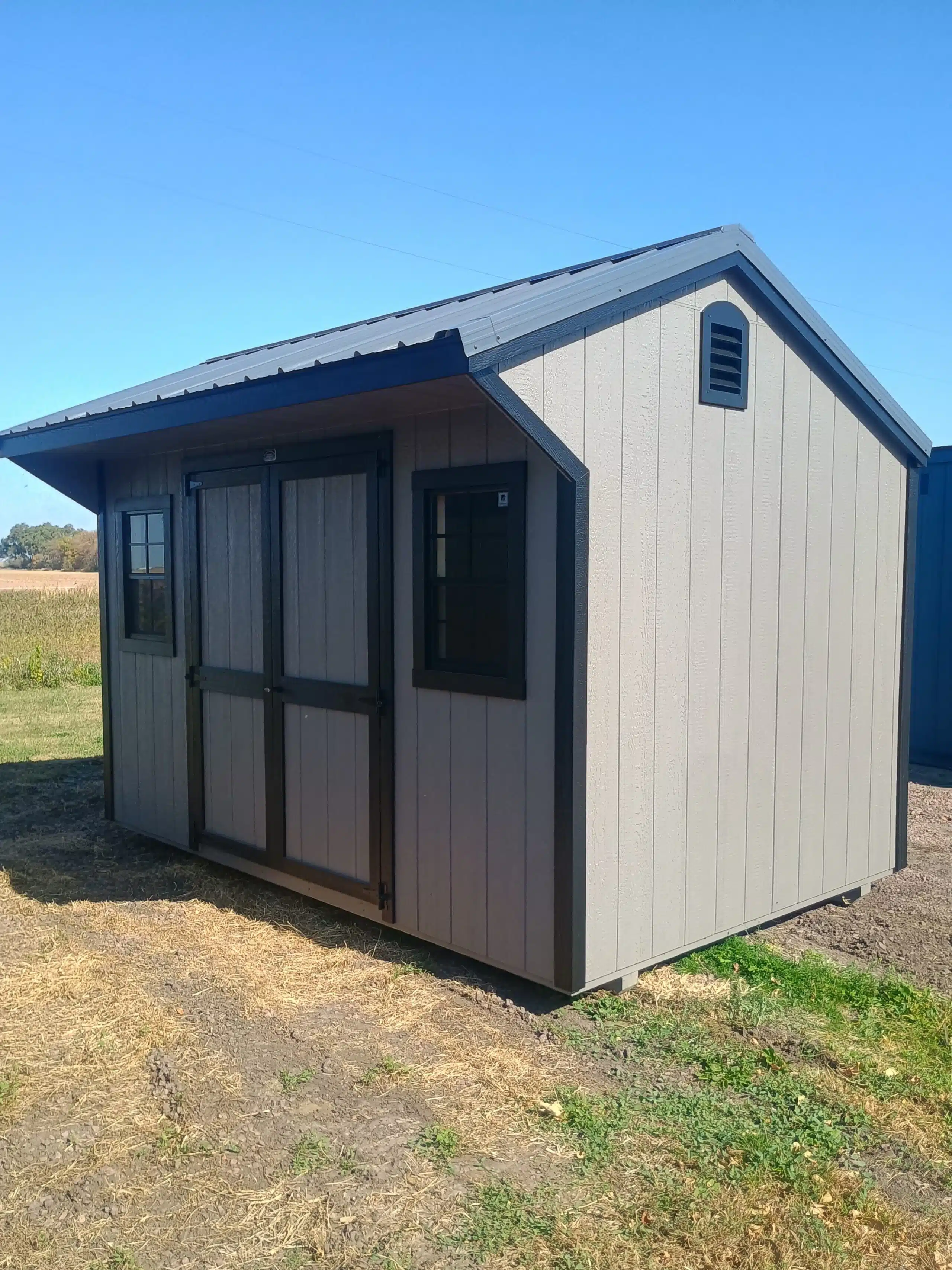 8x12 Quaker Shed. #7647