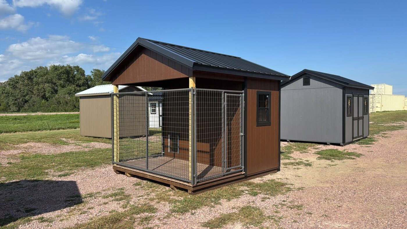 10 x 10 Dog Kennel. #7651 - Quality Storage Buildings