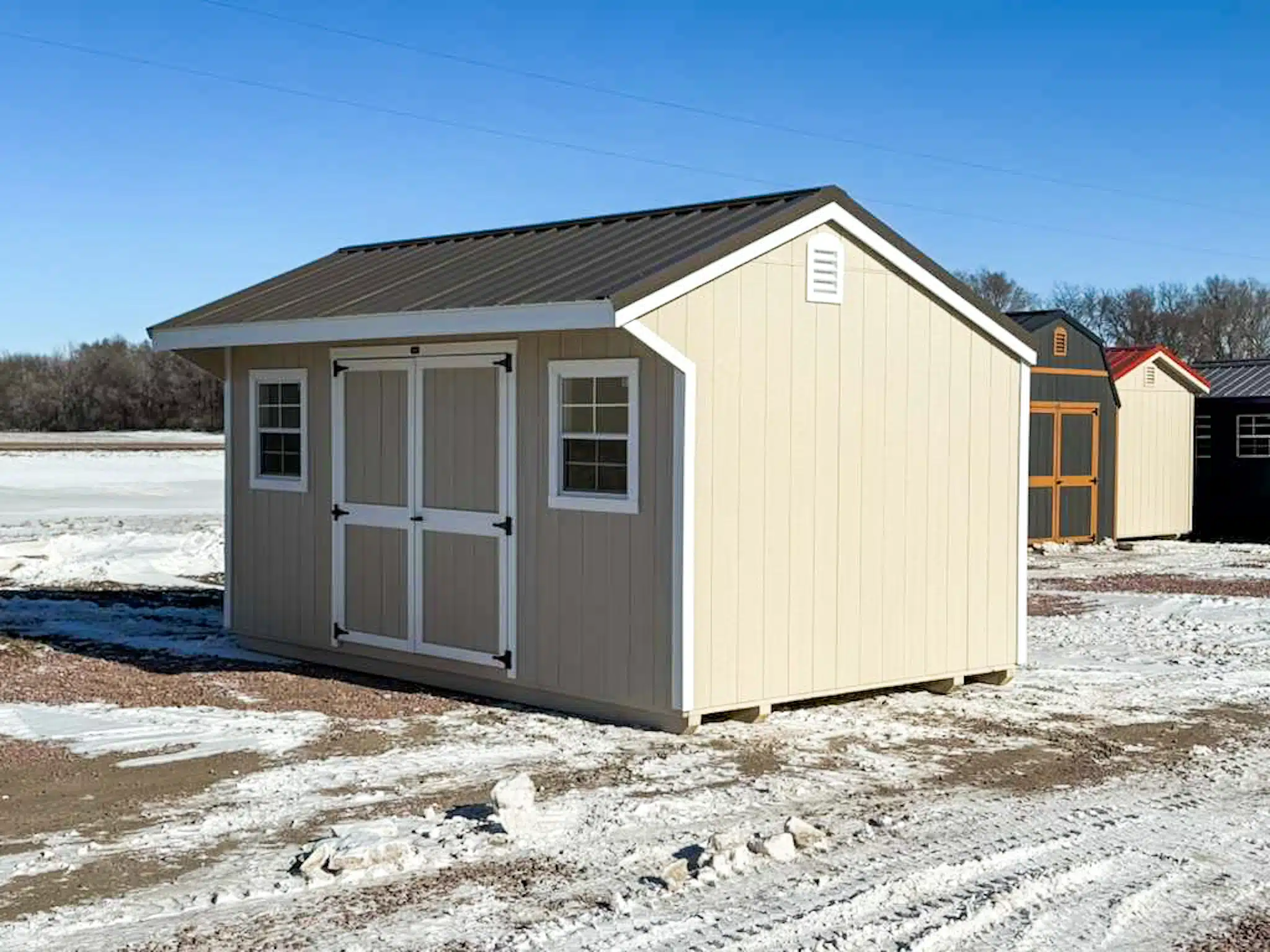 10x16 Quaker Shed. #7840