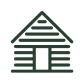 Green Cabin Icon