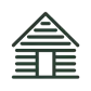 Green Cabin Icon