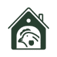 Green chicken coop icon