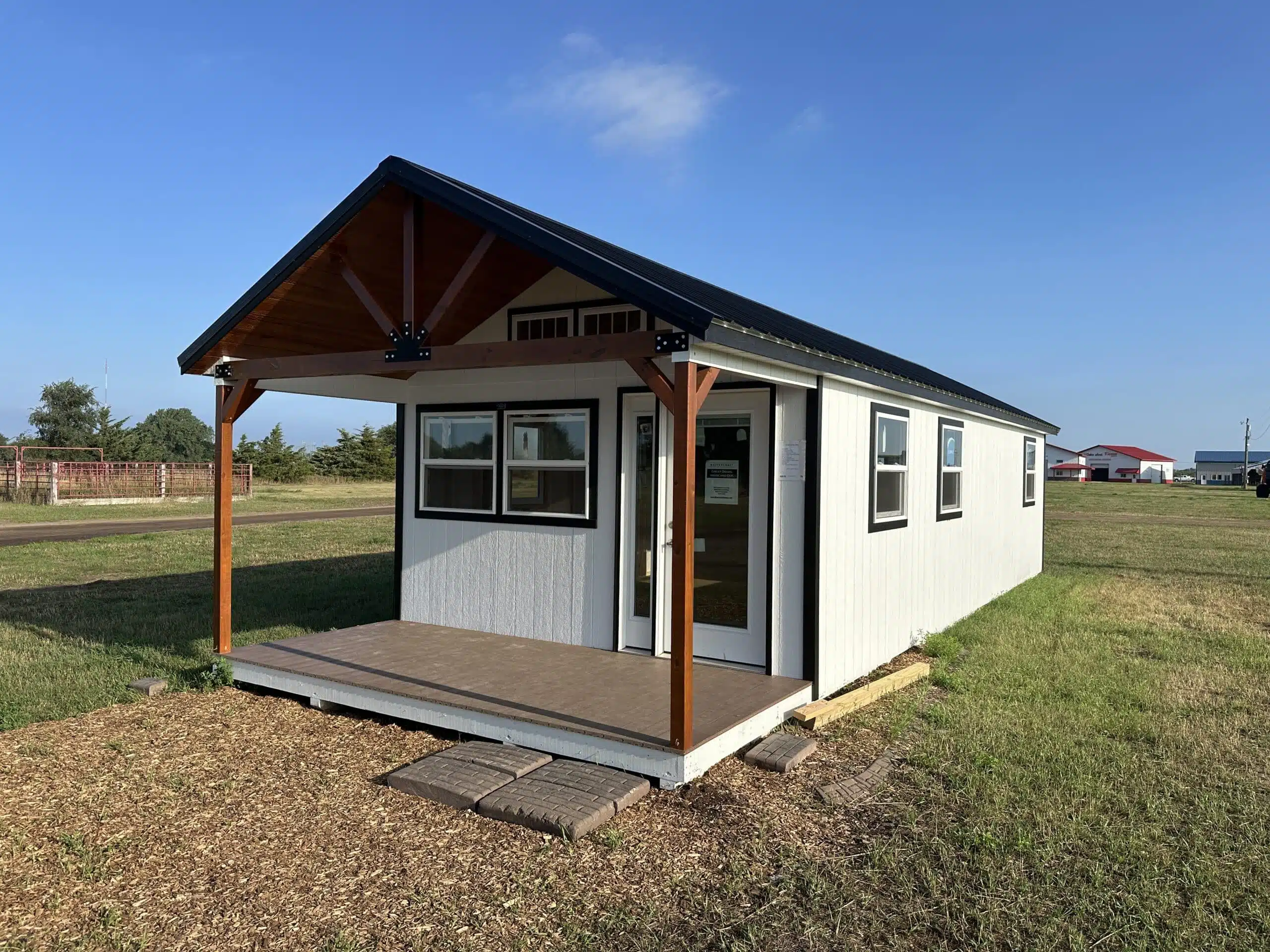 14x40 Cabin End Porch. #7120
