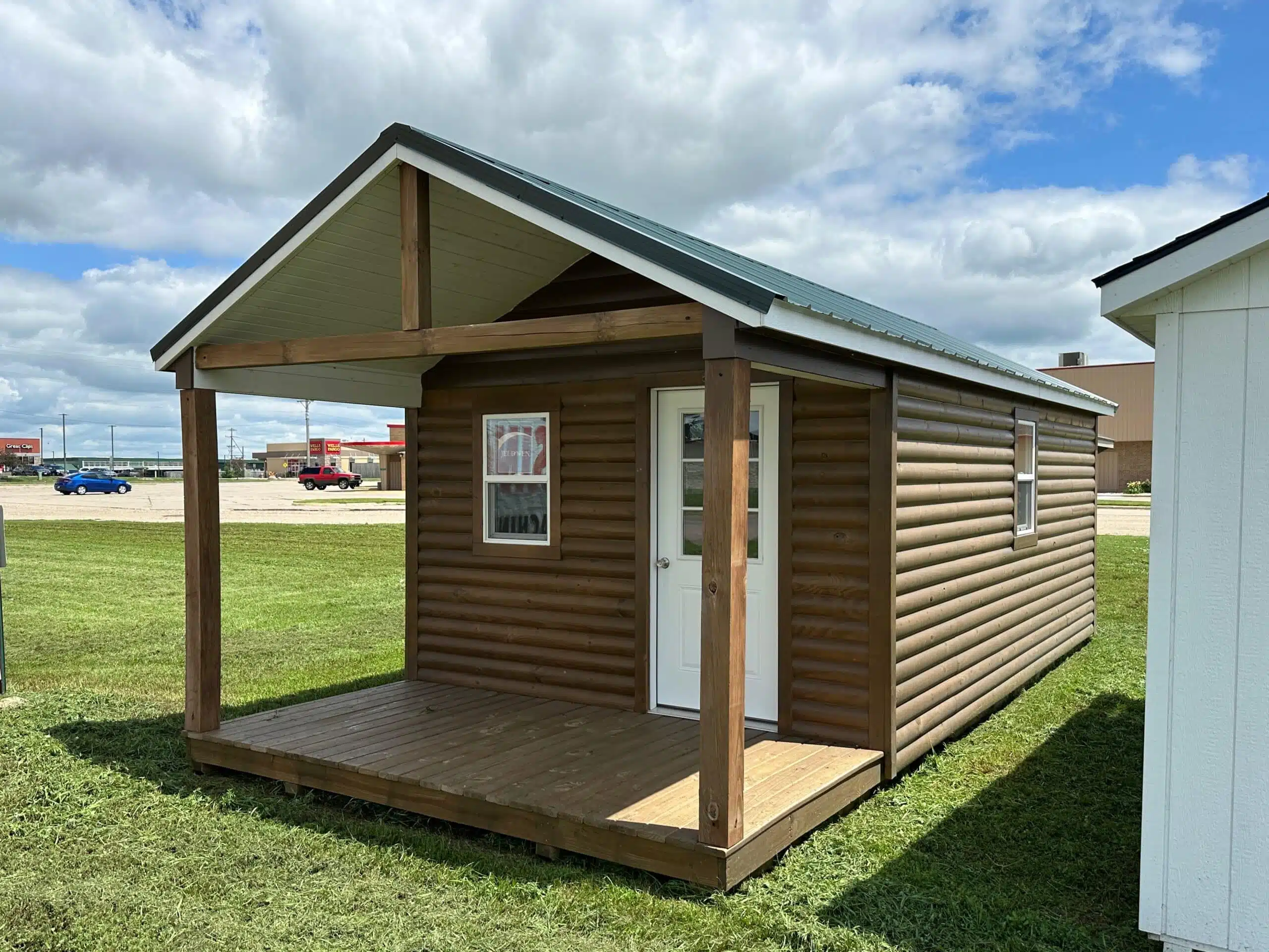 12x26 Log Sided Framed Cabin. #6968