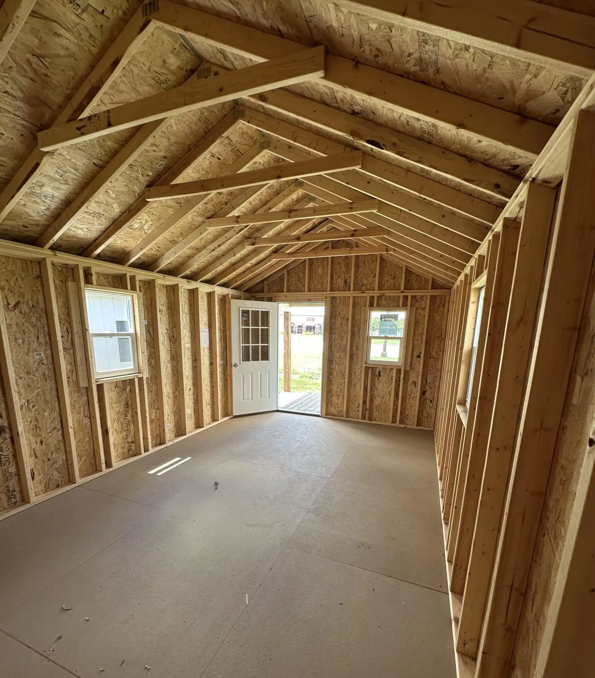 12x26 Log Sided Framed Cabin. #6968 - Image 2