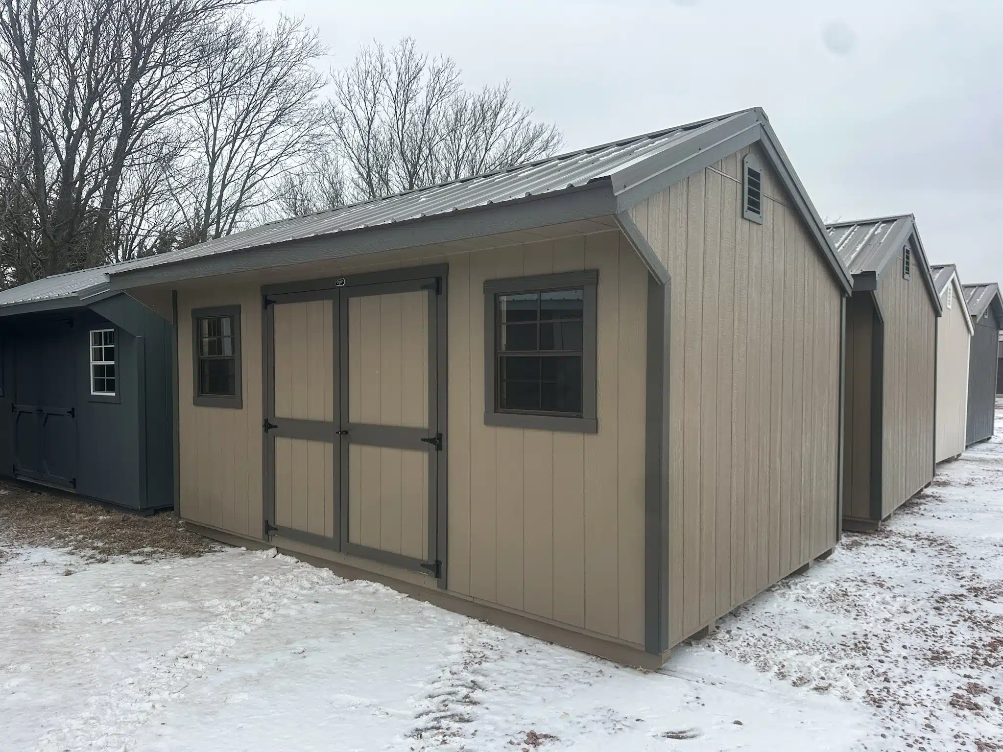 10x16 Quaker Shed. #7872