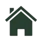 Green playhouse icon