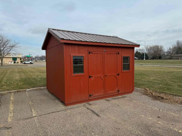 Red Ranch shed in shed lot