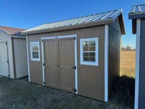 Brown Ranch shed in shed lot