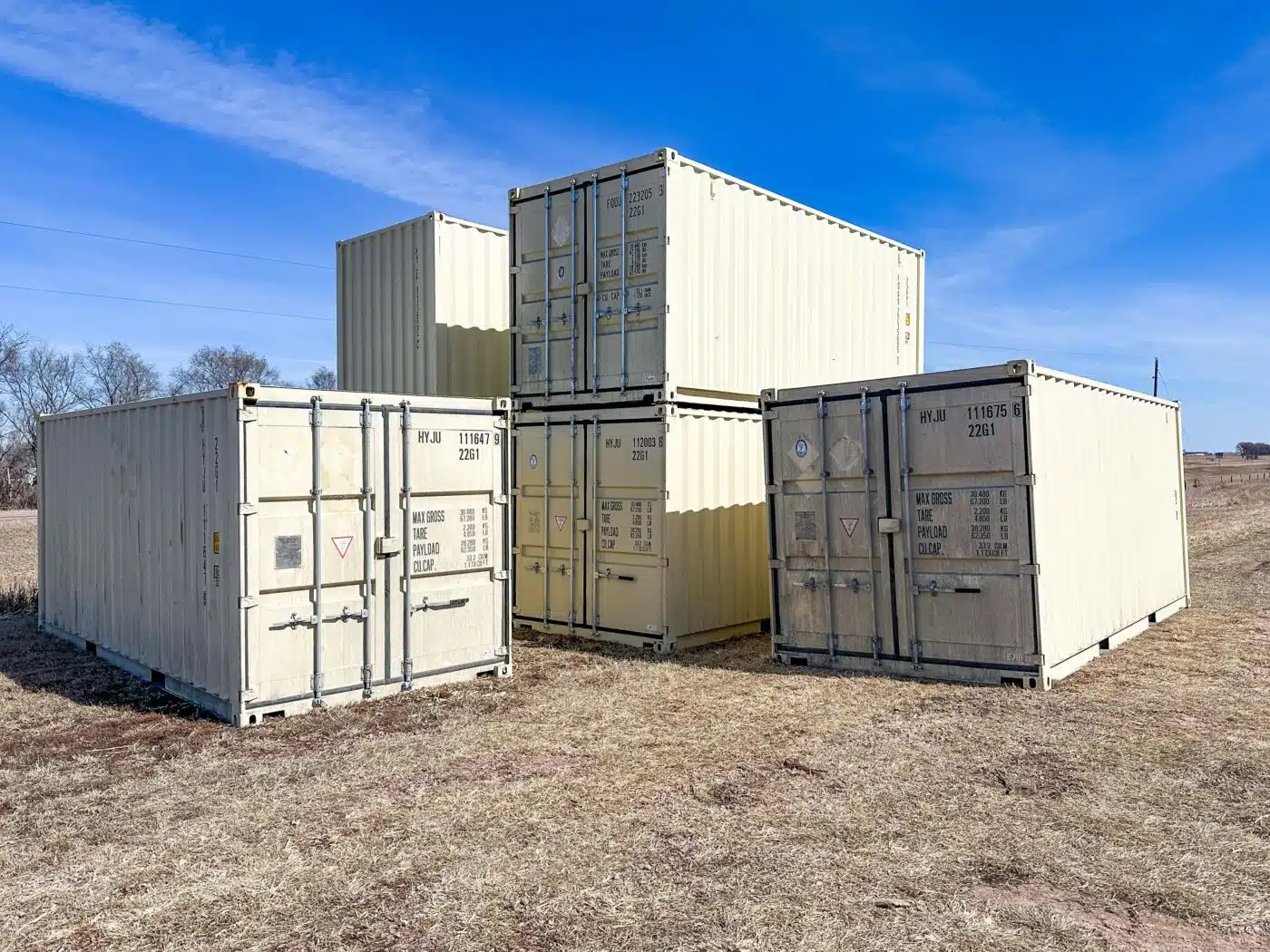 Shipping containers for sale in SD.