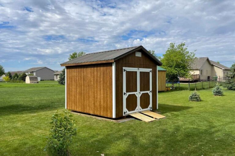 brown storage shed for sale in Sioux City, IA